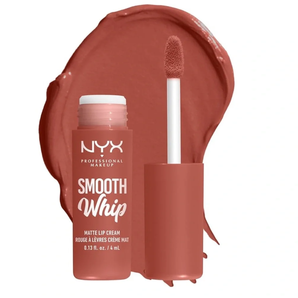 NYX Smooth Whip Matte Lip Cream Liquid Lipstick - Kitty Belly (Peach Nude)